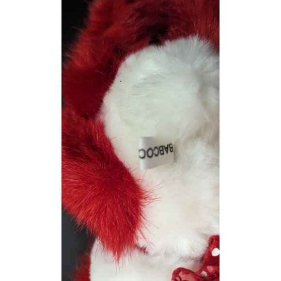 Babcock Bears Rainy red white 8" handmade 2017 German glass eyes Jointed plush - Picture 10 of 12
